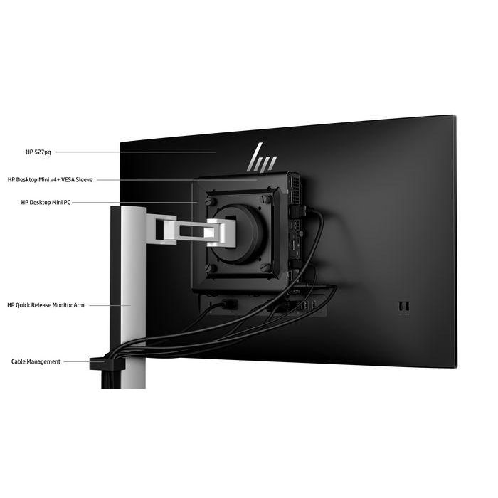 HP 527pq Monitor QHD Pro 27" IPS WQHD 2560x1440 100Hz 5ms HDMI/DP/USB para Negocios 13