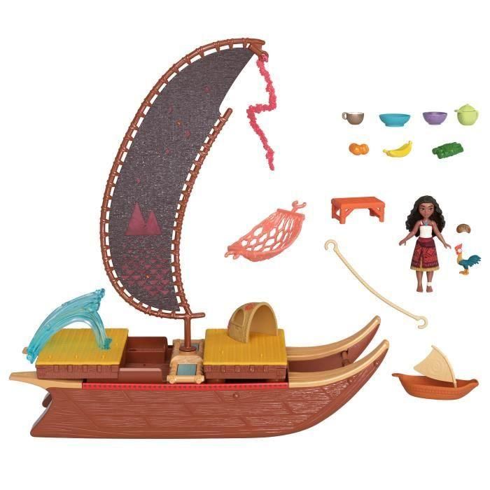 MATTEL Canoa de Moana JBT78 1