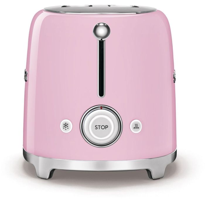 Smeg TSF02PKEU Tostadora 4 Rebanadas Estilo Años 50 Rosa 3