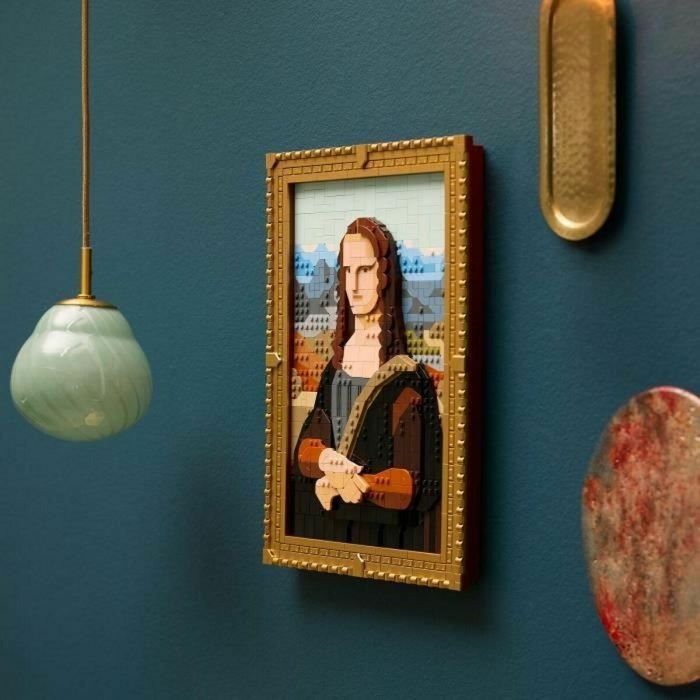 LEGO 31213 Art La Mona Lisa Set de Construcción de Maqueta para Pintar Réplica Obra de Arte de Leonardo da Vinci, Ideal Decoración 4
