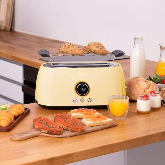 Tostadora Cecotec ClassicToast 15000 Yellow Extra Double Amarillo 1500 W 1250 W 2