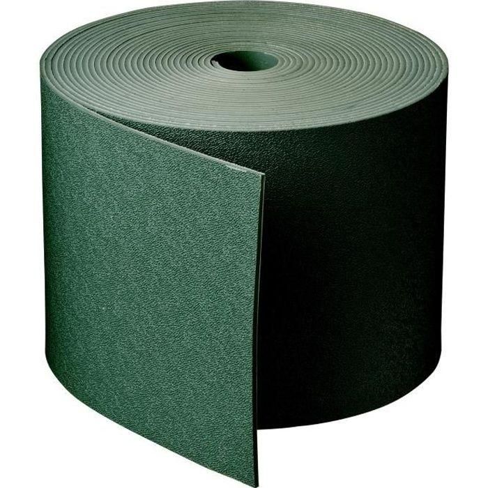 NATURAL Borde de jardín de polipropileno - Grosor 3 mm - H 15 cm x 10 m - Verde NATURAL Borde de jardín de polipropileno - Grosor 3 mm - H 15 cm x 10 m - Verde