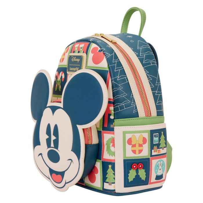 Mochila Mickey Holiday Disney Loungefly 1 Mochila Mickey Holiday Disney Loungefly 1