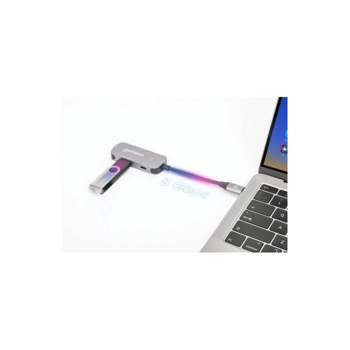 MANHATTAN Adaptador USB-C a HDMI 3 en 1 con Suministro de Energía hasta 100W y Resolución 4K 7 MANHATTAN Adaptador USB-C a HDMI 3 en 1 con Suministro de Energía hasta 100W y Resolución 4K 7