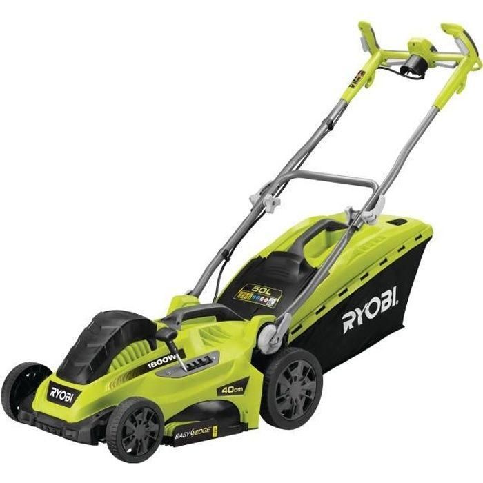 Cortacésped eléctrico RYOBI RLM18E40H 1800W corte 40cm Cortacésped eléctrico RYOBI RLM18E40H 1800W corte 40cm