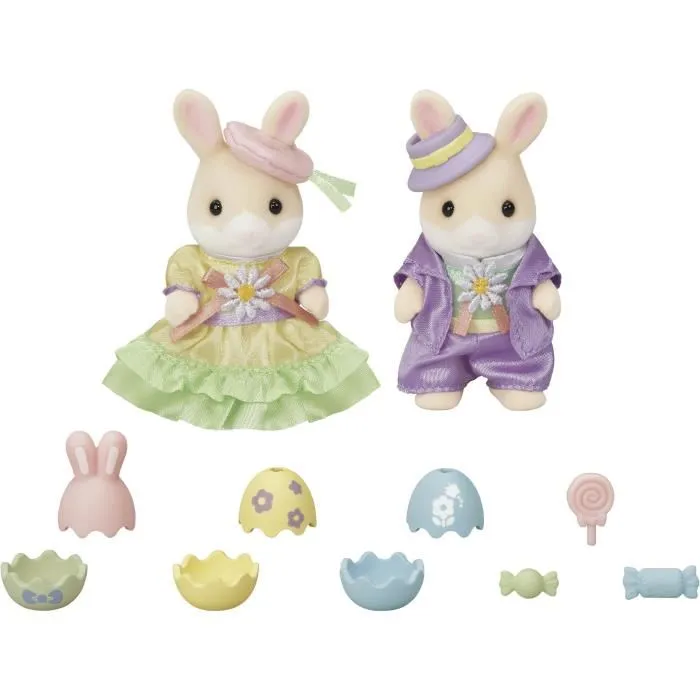 Sylvanian Families Muñecas Lapin Marguerite, con Huevos para Esconder Dulces 1