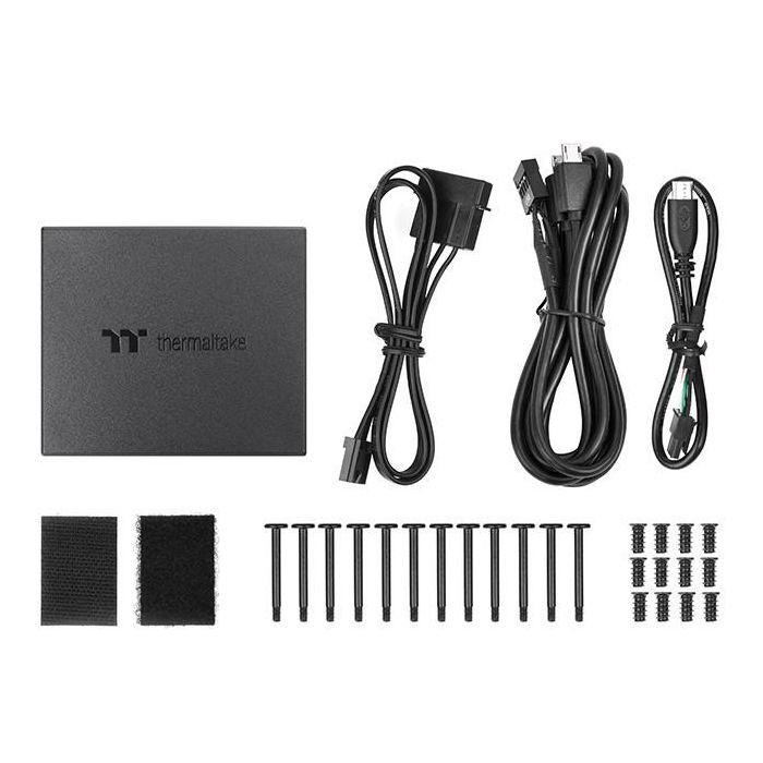 Thermaltake 120mm Toughfan 12 Radiator Fan 500-2000rpm - Pack 3 Unidades RGB Blanco 5