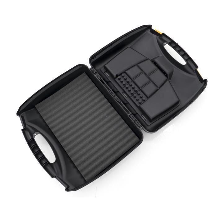 Plastiken 63040_NOIRE PLA8412524018782 Maletín de herramientas de plástico titanio 40 cm 4 Plastiken 63040_NOIRE PLA8412524018782 Maletín de herramientas de plástico titanio 40 cm 4