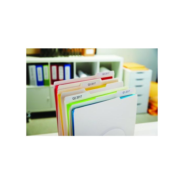 DYMO Etiqueta LW carpetas colgantes 50x12mm, 1 rollo etiquetas (220) Papel Blanco 2