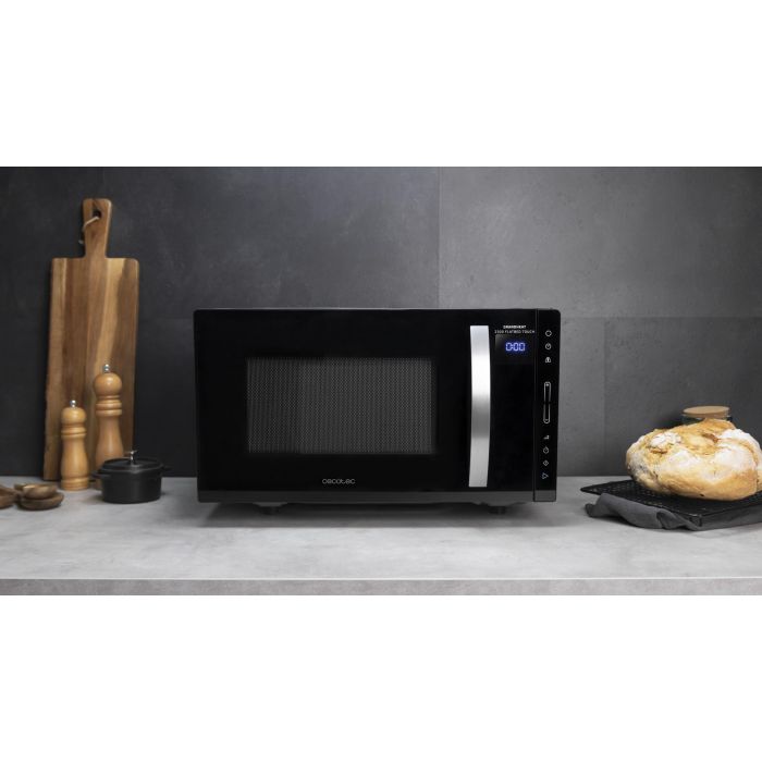 Cecotec GrandHeat 2300 Flatbed Touch Solo Microondas de Encimera 23 L 800 W Negro con Pantalla 2 Cecotec GrandHeat 2300 Flatbed Touch Solo Microondas de Encimera 23 L 800 W Negro con Pantalla 2