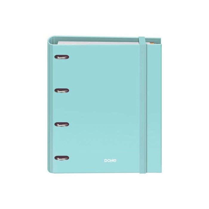 Carpebloc Dohe Serenity A4 4 Anillas Mixtas 35 Mm Con Recambio 100Hj. 90Gr. Cuadric.5X5 Verde