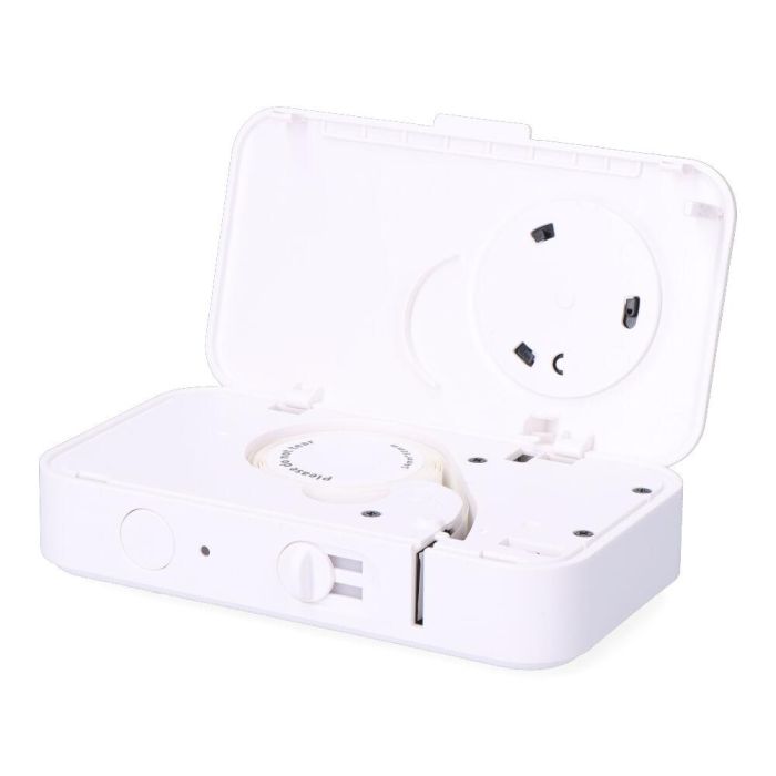 Edm Impresora etiquetadora térmica bluetooth mini, recargable USB-C, incluye rollo de papel continuo 3
