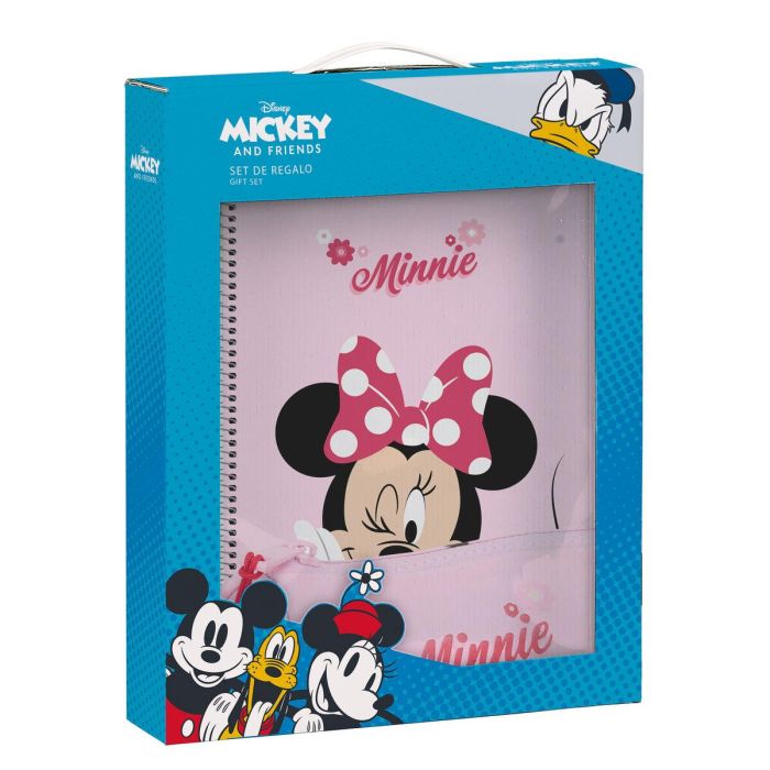 Set de Regalo Minnie Mouse Naive Rosa 2 Piezas