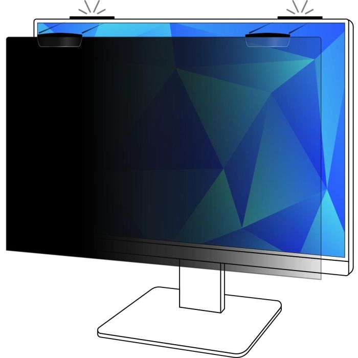 3M Filtro de Privacidad Magnético Removible para Monitores de 27 Pulgadas 3