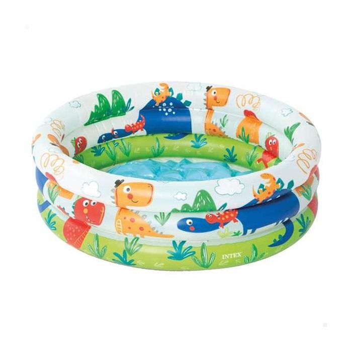 Intex Piscina Hinchable 3 Aros Animales con Suelo Hinchable para Niños 1-3 Años (61x22 cm, 28 Litros) Intex Piscina Hinchable 3 Aros Animales con Suelo Hinchable para Niños 1-3 Años (61x22 cm, 28 Litros)