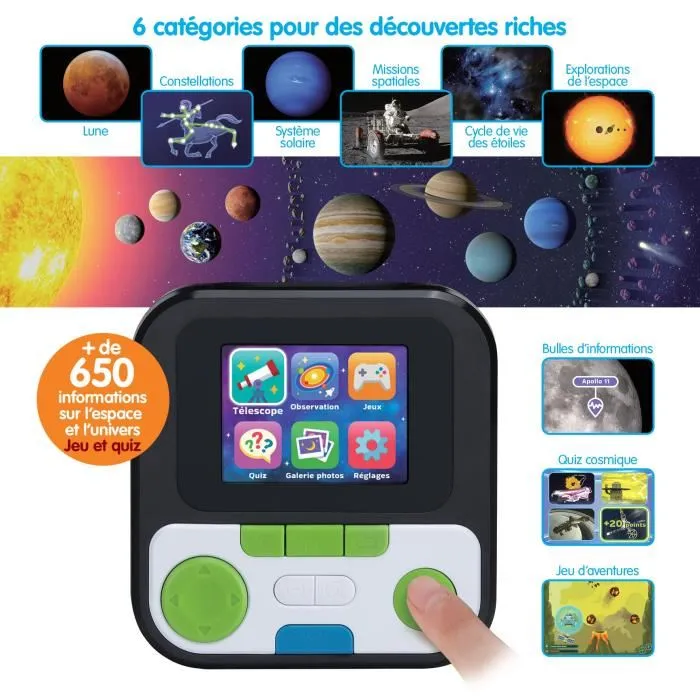 Vtech VT3417766145055 Video Telescopio Interactivo Idioma Francés 4 Vtech VT3417766145055 Video Telescopio Interactivo Idioma Francés 4