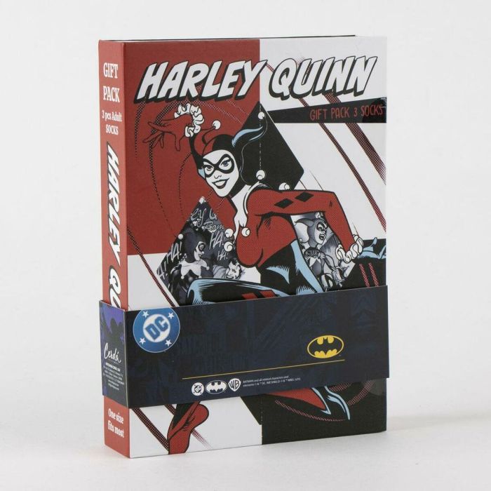 Cerdá Pack Calcetines 3 Piezas Harley Quinn Multicolor Tallas 36-43 5