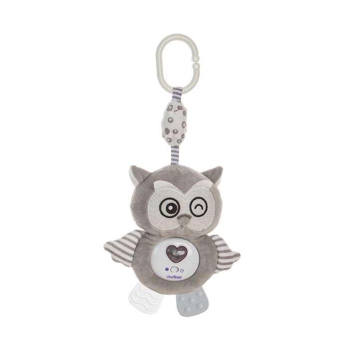 Colgante cuna corazon luminoso / musical buho 35 cm Colgante cuna corazon luminoso / musical buho 35 cm