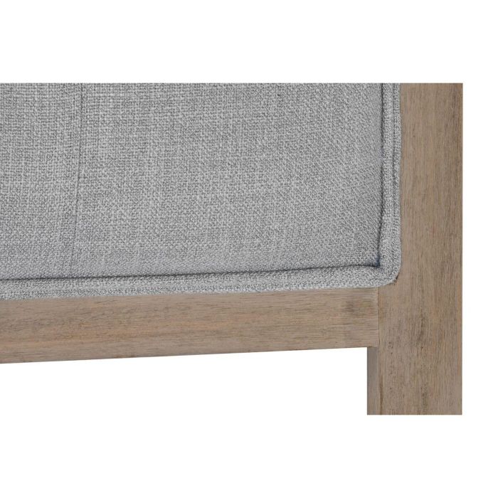 Cabecero de Cama DKD Home Decor Gris Madera de caucho 160 x 10 x 120 cm 2