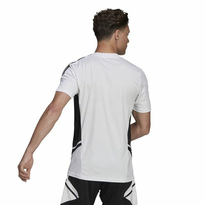 Camiseta de Fútbol de Manga Corta Hombre Adidas Con22 Blanco 5
