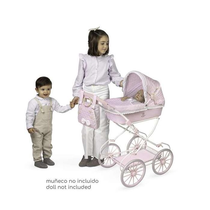 Coche de muñeca plegable con sombrilla y bolso - para muñecas de hasta 48 cm. 2 Coche de muñeca plegable con sombrilla y bolso - para muñecas de hasta 48 cm. 2