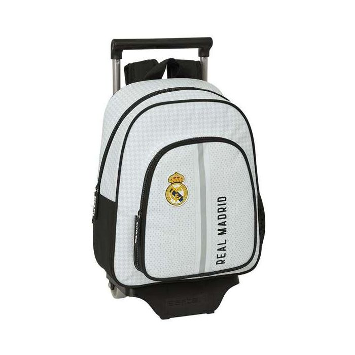 Safta Mod. 006 705 Mochila Escolar con Carro Real Madrid 1ª Equipación 2024-2025 340x280x100 mm Safta Mod. 006 705 Mochila Escolar con Carro Real Madrid 1ª Equipación 2024-2025 340x280x100 mm