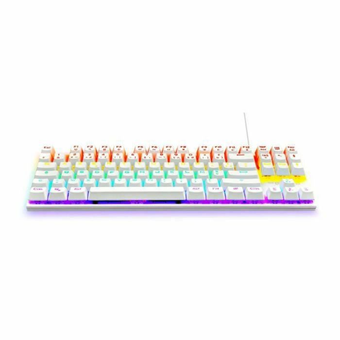 The G-Lab KEYZMERCURYWFR Teclado Gaming Mecánico TKL Blanco 3 The G-Lab KEYZMERCURYWFR Teclado Gaming Mecánico TKL Blanco 3