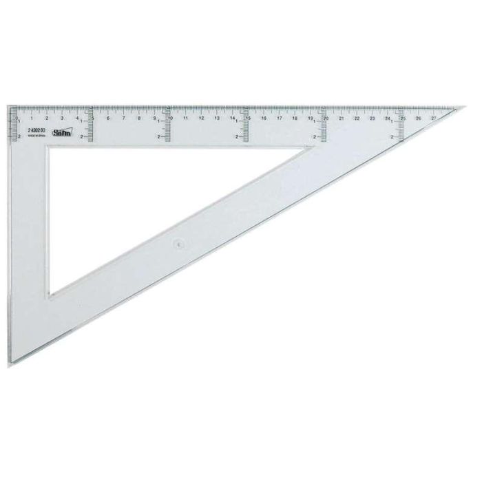 Safta Cartabón 30 cm Cristal