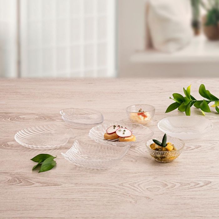 Plato Vidrio Select Vidrio Quid 13 X2,5 cm (36 Unidades) 2 Plato Vidrio Select Vidrio Quid 13 X2,5 cm (36 Unidades) 2