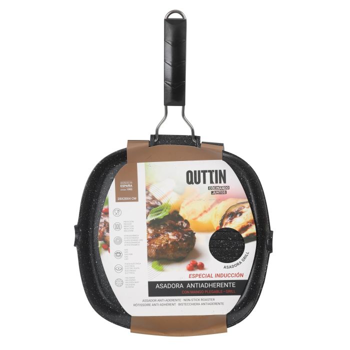 Quttin Asadora Plegable de Bakelita 28 cm x 4 cm x 28 cm (6 Unidades) 1