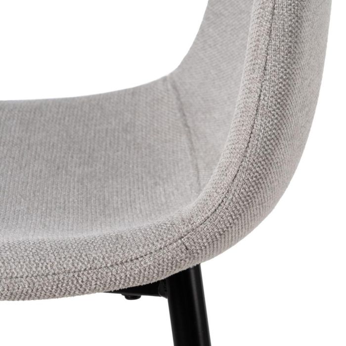 Taburete Gris Tejido-Metal Salón 45,50 X 45 X 105,50 cm