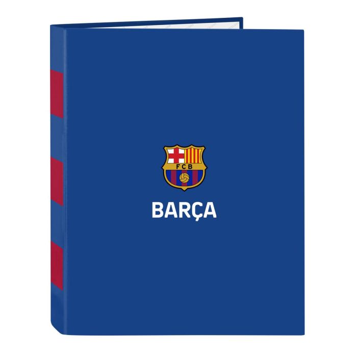 Carpeta de anillas F.C. Barcelona Azul Granate A4 26.5 x 33 x 4 cm 0 Carpeta de anillas F.C. Barcelona Azul Granate A4 26.5 x 33 x 4 cm 0