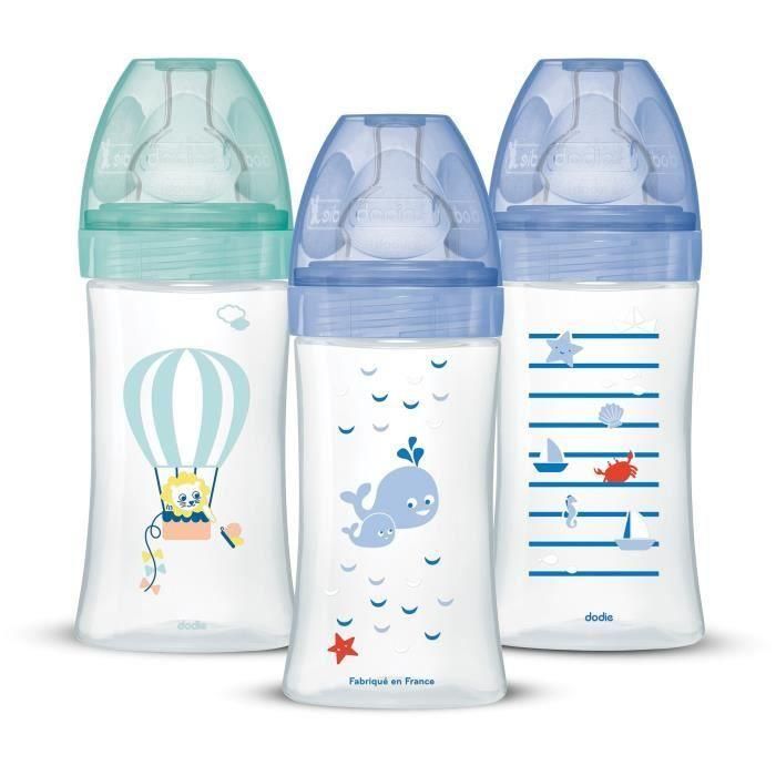 DODIE Sensation Kit Biberones 270ml x3 EB1 DODIE Sensation Kit Biberones 270ml x3 EB1