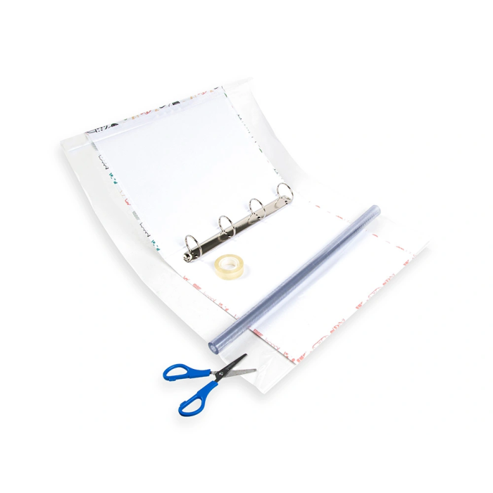 Liderpapel Rollo Plástico Forralibros Transparente Alta Resistencia 0.35x2 Metros 70 micras 7