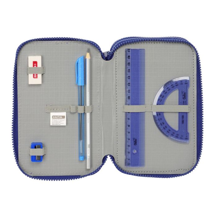 Plumier Escolar Safta Triple 36 Piezas F.C. Barcelona 195x125x55 mm 3