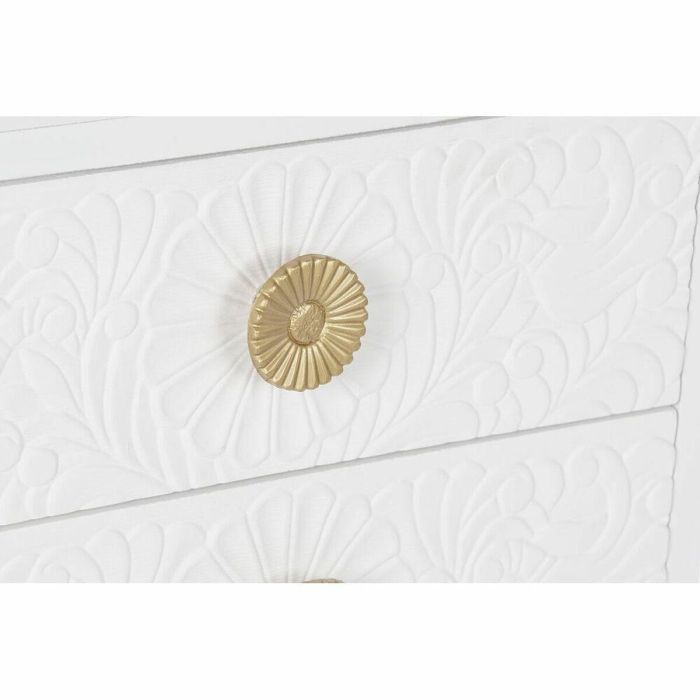 Mueble de TV DKD Home Decor Blanco Dorado Abeto Madera MDF 120 x 42 x 54 cm 5 Mueble de TV DKD Home Decor Blanco Dorado Abeto Madera MDF 120 x 42 x 54 cm 5