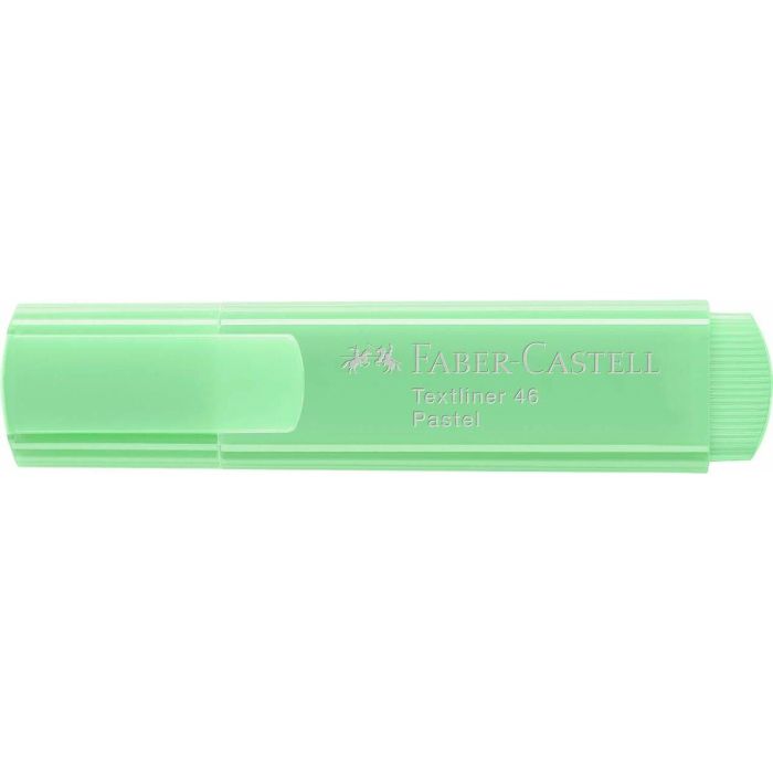 Marcador Fluorescente Faber-Castell Textliner 1546 Pastel Verde Claro (10 Unidades) 1
