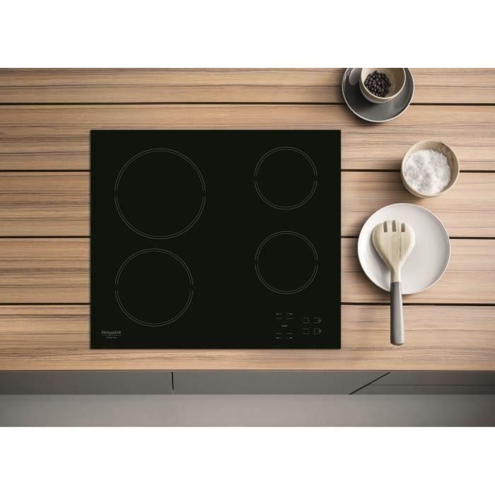 Hotpoint HR631C HOT8050147042830 - Placa Vitrocerámica 4 Fuegos 60 cm Negro 1 Hotpoint HR631C HOT8050147042830 - Placa Vitrocerámica 4 Fuegos 60 cm Negro 1