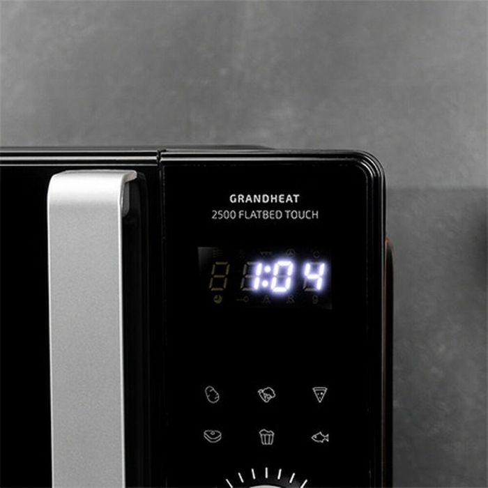 Microondas Cecotec GrandHeat 2500 Flatbed Touch Black 25 L 800 W 1280 W 1 Microondas Cecotec GrandHeat 2500 Flatbed Touch Black 25 L 800 W 1280 W 1
