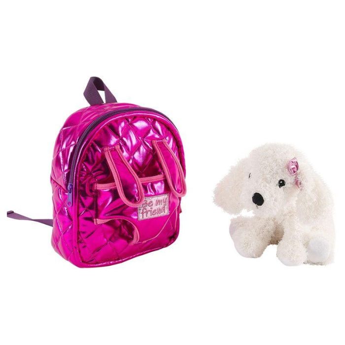 Mochila + peluche perro Didi 27cm 2 Mochila + peluche perro Didi 27cm 2