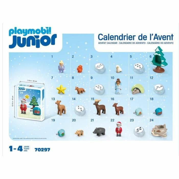 PLAYMOBIL JUNIOR 70297 Calendario de Adviento PLAYMOBIL Junior, 24 sorpresas, 12 meses 3