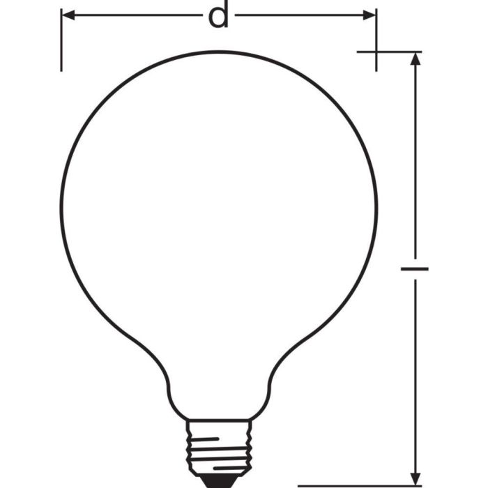 [LVE-4099854060717] Ledvance/Osram Bombilla LED "Classic" E27 7,5W 1055Lm 2700K 300º IP20 Regulable - Blanco Muy Cálido 2