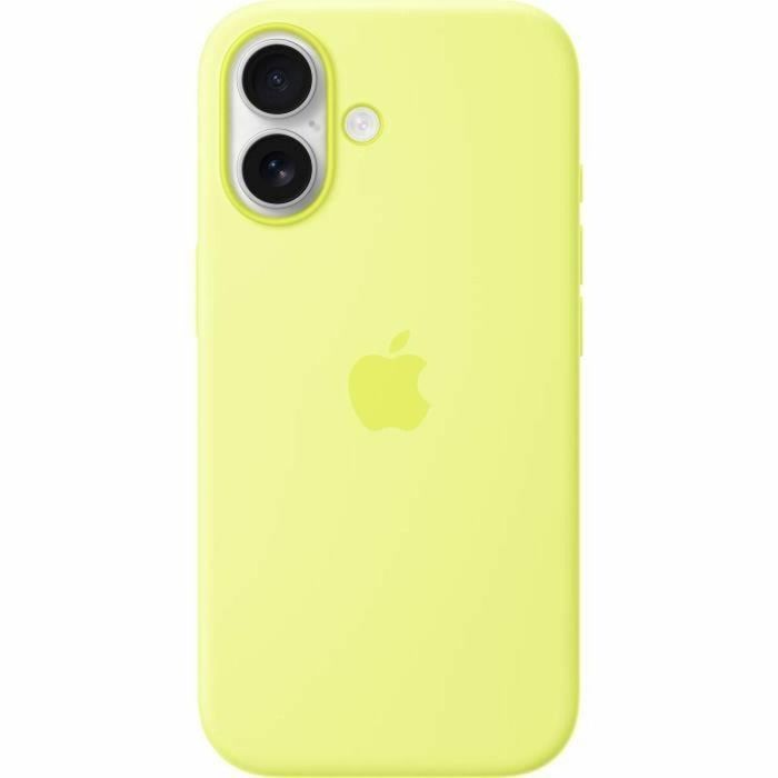 Apple MGEV4ZMA Funda de silicona con MagSafe para iPhone 17 - Amarillo neón