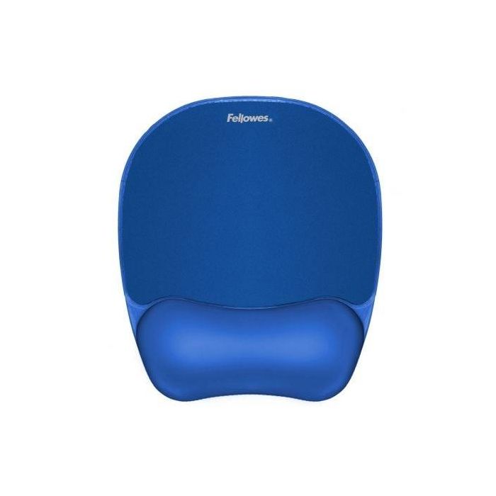 Fellowes Alfombrilla con reposamuñecas de gel azul