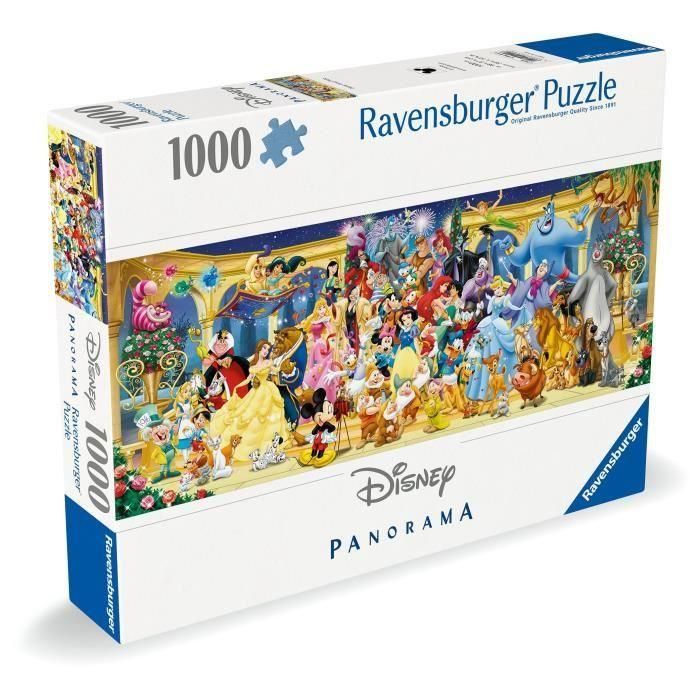 Ravensburger - Puzzle 1000 piezas Panorama - Foto de grupo Disney - Adultos y niños a partir de 14 años - Puzzle de alta calidad - 12000444 3 Ravensburger - Puzzle 1000 piezas Panorama - Foto de grupo Disney - Adultos y niños a partir de 14 años - Puzzle de alta calidad - 12000444 3