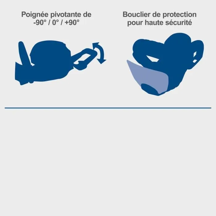 Scheppach Cortasetos Inalámbrico BC-HT720-X-20V IXES - Longitud de Corte 65 cm - Sin Batería ni Cargador 3