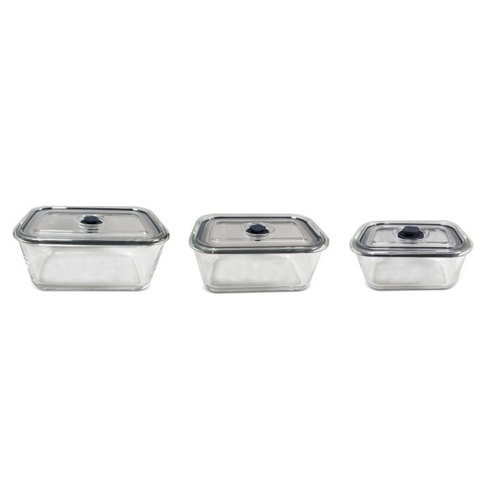 Recipiente Basicos DKD Home Decor Transparente 10.2 x 6.5 x 14.2 cm 1 Recipiente Basicos DKD Home Decor Transparente 10.2 x 6.5 x 14.2 cm 1