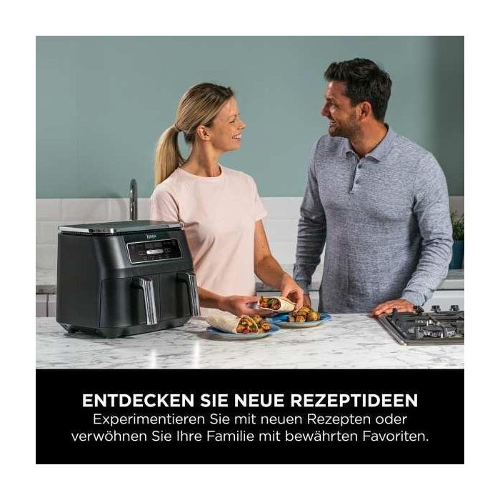 Ninja AF200EU Freidora de Aire Caliente Dual Zone 7.6 L (1.6 kg), Negro 6 Ninja AF200EU Freidora de Aire Caliente Dual Zone 7.6 L (1.6 kg), Negro 6