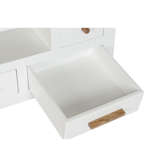 Mueble de TV DKD Home Decor Blanco Marrón Acacia Madera de mango 125 x 40 x 50 cm 1 Mueble de TV DKD Home Decor Blanco Marrón Acacia Madera de mango 125 x 40 x 50 cm 1