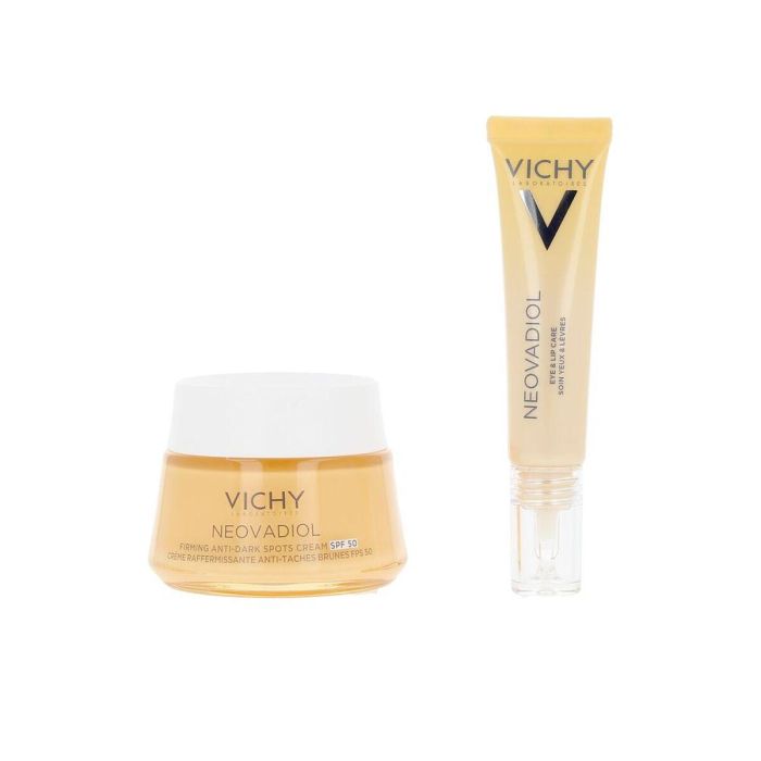 Vichy NEOVADIOL POST-MENOPAUSIA CREMA ESTUCHE 2 pz - Crema Reafirmante Día SPF50 50ml + Tratamiento Ojos y Labios 15ml para Piel Madura